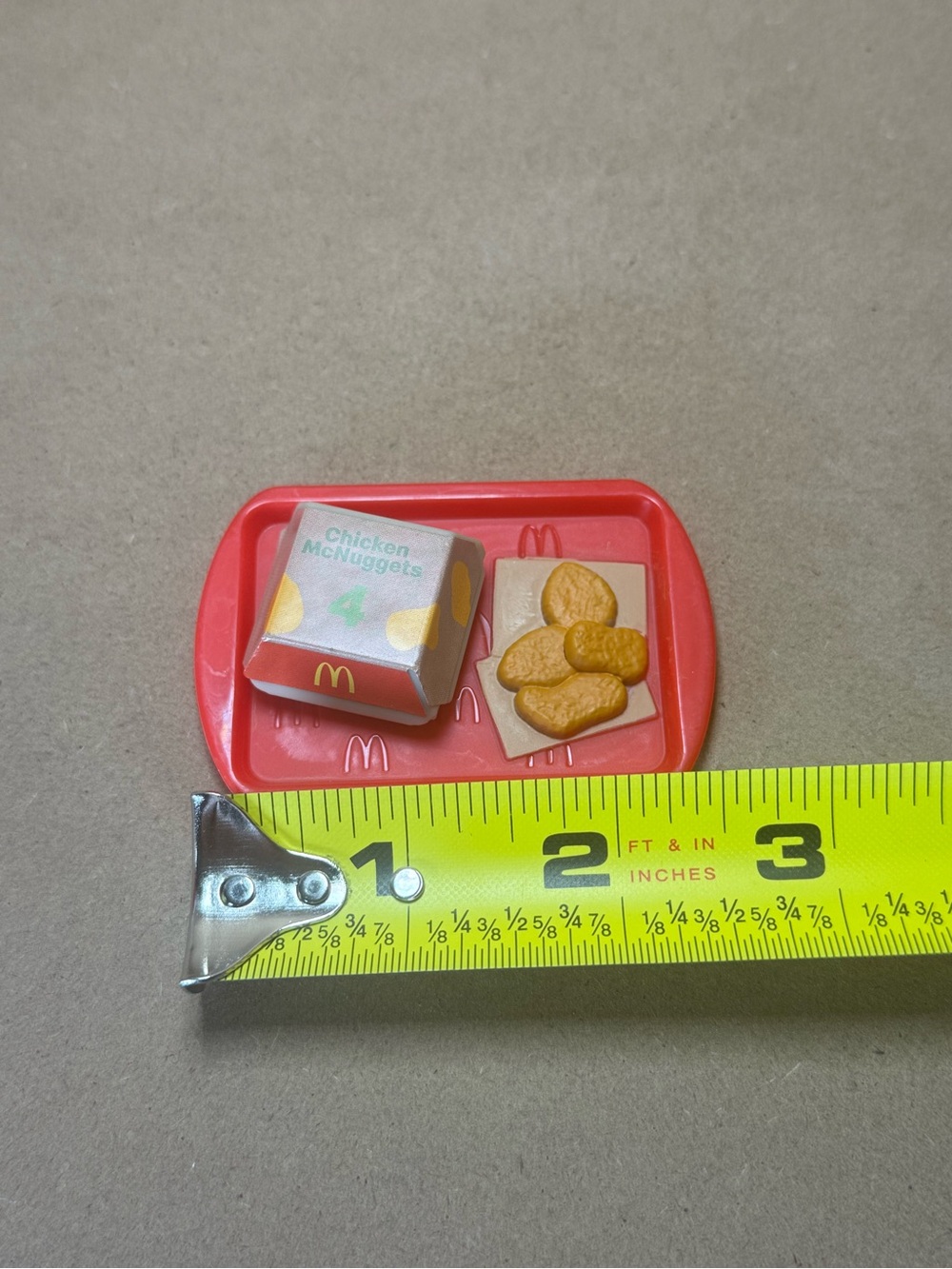 McDonald's 2025 Happy Meal Lil McDonald's 4 PC Chicken McNuggets Kids Toy NWT - Picture 2 of 5
